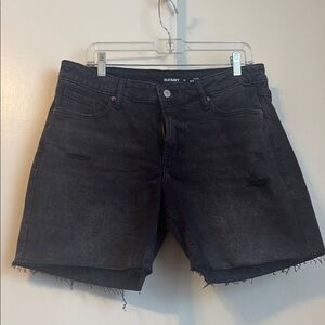 Old Navy Black Denim Shorts
